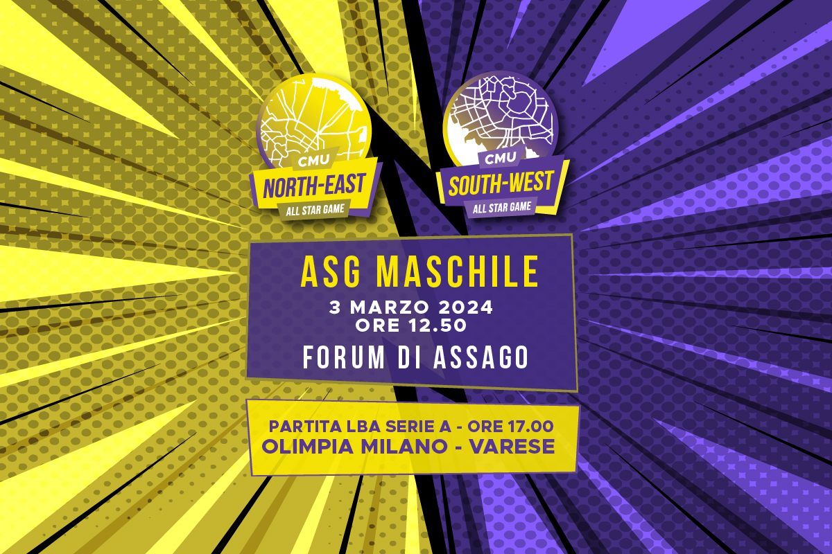 BIGLIETTI CMU ALL STAR GAME MASCHILE CUS Milano